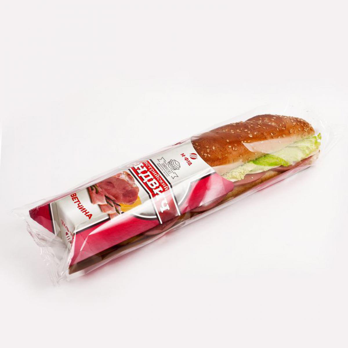 Багет с ветчиной и сыром 205г
